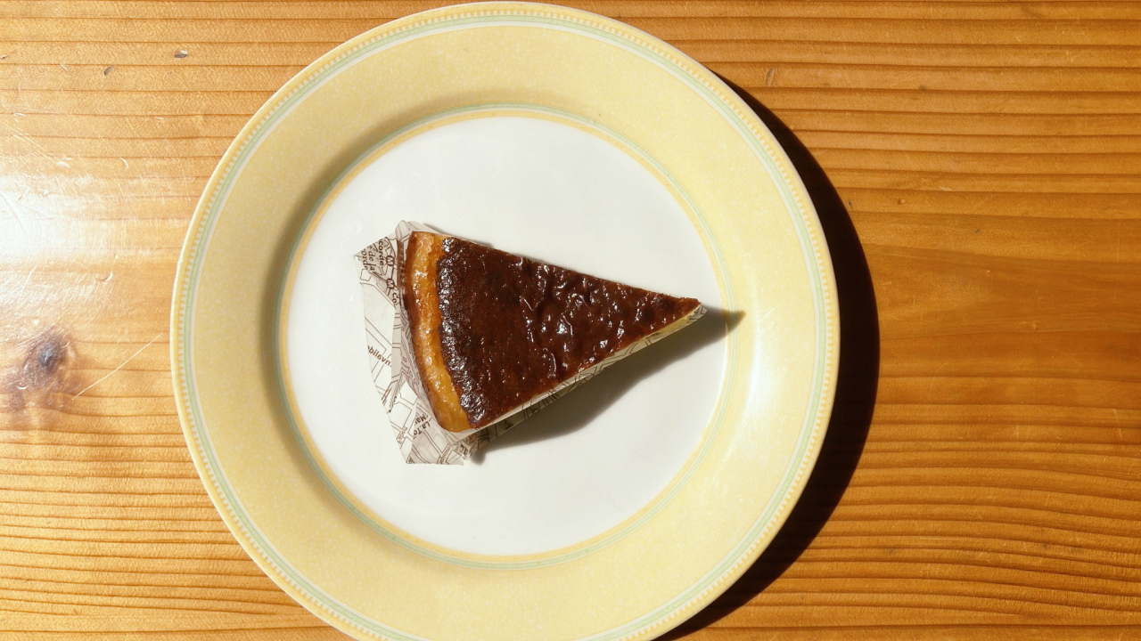 高知県吾川郡いの町/道の駅木の香/手作りバスク風チーズケーキ