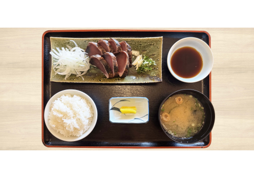 鰹のタタキ定食