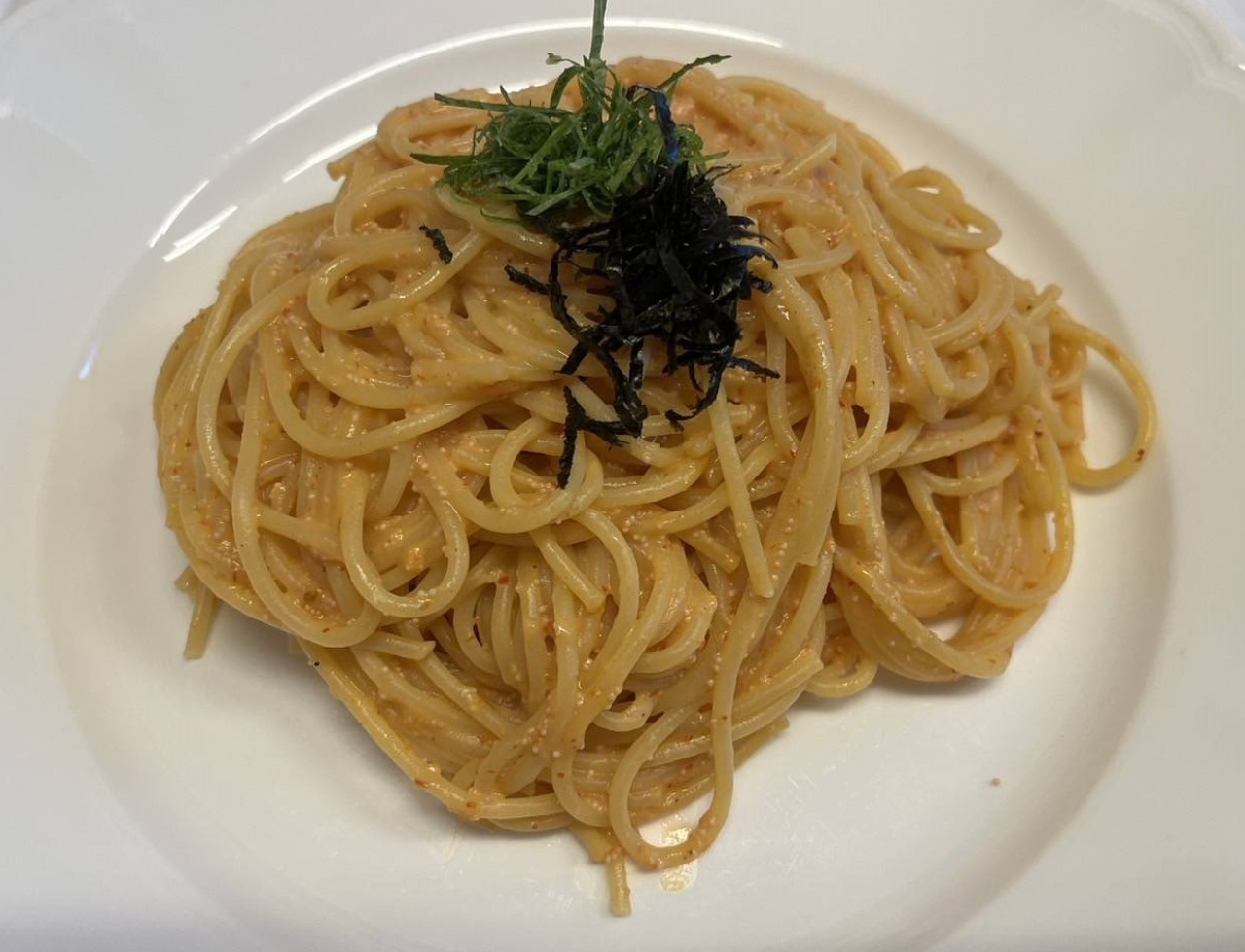 高知県吾川郡いの町/道の駅木の香/和風めんたいこパスタ