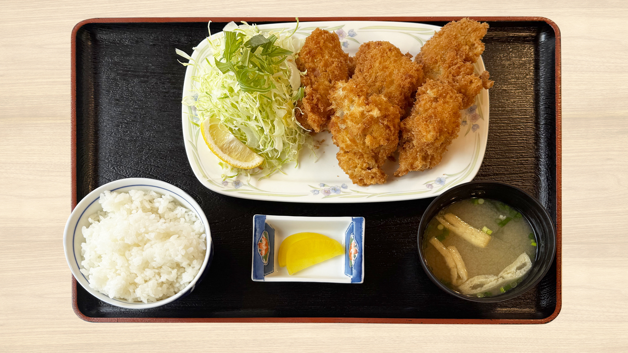高知県吾川郡いの町/道の駅木の香/チキンカツ定食